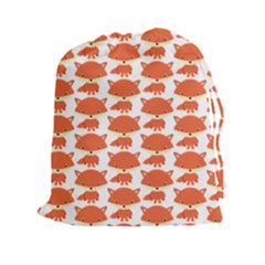 Cute Little Fox Pattern Drawstring Pouches (xxl)