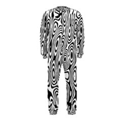 Psychedelic Zebra Black White Onepiece Jumpsuit (kids) by Mariart