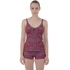 Hearts Can Also Be Flowers Such As Bleeding Hearts Pop Art Tie Front Two Piece Tankini