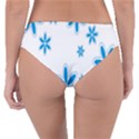 Star Flower Blue Reversible Classic Bikini Bottoms View2