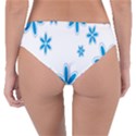 Star Flower Blue Reversible Classic Bikini Bottoms View4