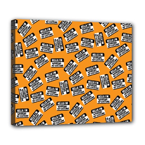 Pattern Halloween  Deluxe Canvas 24  X 20   by iCreate