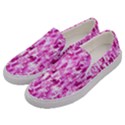 Pink Grunge Love Men s Canvas Slip Ons View2