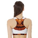 Halloween pumpkin Sports Bra with Border View2