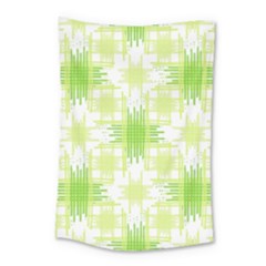 Intersecting Lines Pattern Small Tapestry by dflcprints