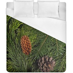 Branch Christmas Cone Evergreen Duvet Cover (california King Size) by Celenk