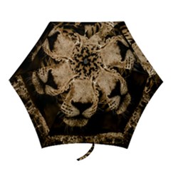 Jaguar Water Stalking Eyes Mini Folding Umbrellas by BangZart