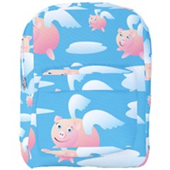 Flying Piggys Pattern Full Print Backpack by Bigfootshirtshop