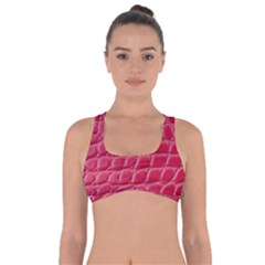 Textile Texture Spotted Fabric Got No Strings Sports Bra