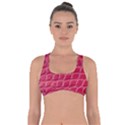 Textile Texture Spotted Fabric Got No Strings Sports Bra View1