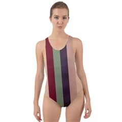 Junkie Zombie Cut-out Back One Piece Swimsuit