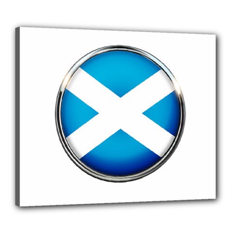 Scotland Nation Country Nationality Canvas 24  X 20  by Nexatart