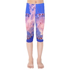 Purple Jellyfish Kids  Capri Leggings 