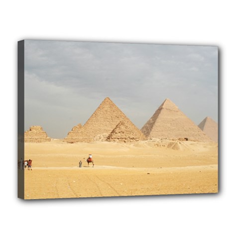 Giza Pyramids Canvas 16  X 12  by StarvingArtisan