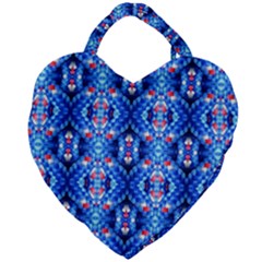 Artwork By Patrick-colorful-27 Giant Heart Shaped Tote by ArtworkByPatrick