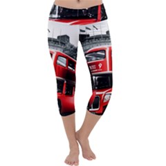 London Bus Capri Yoga Leggings