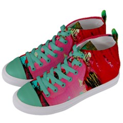 Humidity Women s Mid-top Canvas Sneakers by bestdesignintheworld