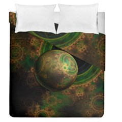 Tiktok s Four-dimensional Steampunk Time Contraption Duvet Cover Double Side (queen Size) by jayaprime