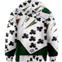 Poker Hands   Royal Flush Clubs Kids Zipper Hoodie Without Drawstring View2