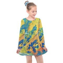 Sunfire Kids  Long Sleeve Dress by lwdstudio