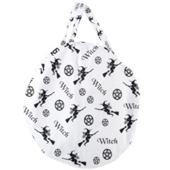 Witches And Pentacles Giant Round Zipper Tote by IIPhotographyAndDesigns