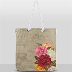 Flower 1646069 1920 Full Print Rope Handle Tote (large) by vintage2030