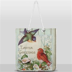 Easter 1225824 1280 Full Print Rope Handle Tote (large) by vintage2030