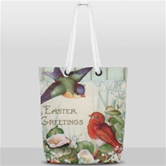 Easter 1225824 1280 Full Print Rope Handle Tote (small) by vintage2030