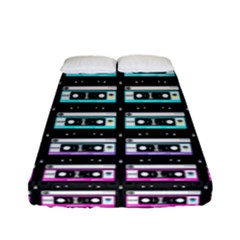 Three Color Ombre Cassette Fitted Sheet (full/ Double Size) by snowwhitegirl