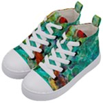 Underwater Summer Kid s Mid-Top Canvas Sneakers