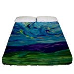 A Very Very Starry Night Fitted Sheet (King Size)