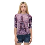 Ooh Lala Purple Rain Quarter Sleeve Raglan Tee