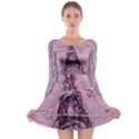 Ooh LaLa Purple Rain Long Sleeve Skater Dress View1