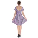 Ooh LaLa Purple Rain Short Sleeve Bardot Dress View2