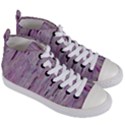 Purple Rain Women s Mid-Top Canvas Sneakers View3