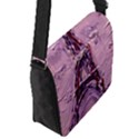 Ooh LaLa Purple Rain Flap Closure Messenger Bag (S) View2