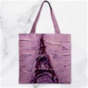 Ooh LaLa Purple Rain Zipper Grocery Tote Bag View1