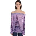 Ooh Lala Purple Rain Off Shoulder Long Sleeve Top View1