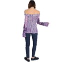 Ooh Lala Purple Rain Off Shoulder Long Sleeve Top View2