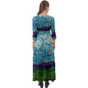 A Very Very Starry Night Button Up Boho Maxi Dress View2