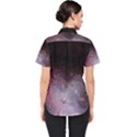 Eagle Nebula Wine Pink and Purple pastel Stars Astronomy Women s Short Sleeve Shirt View2