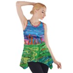 Our Town My Town Side Drop Tank Tunic