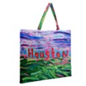 Our Town My Town Zipper Large Tote Bag View2