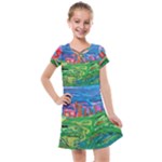 Our Town My Town Kids  Cross Web Dress