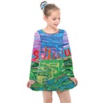 Our Town My Town Kids  Long Sleeve Dress