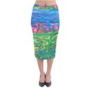 Our Town My Town Velvet Midi Pencil Skirt View1