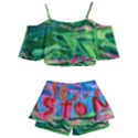 Our Town My Town Kids  Off Shoulder Skirt Bikini View2