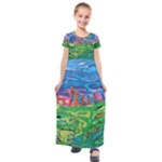 Our Town My Town Kids  Short Sleeve Maxi Dress