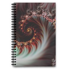 Digital Fractal Fractals Fantasy 5 5  X 8 5  Notebook New by Wegoenart