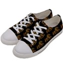 Dragon Motif Print Pattern Women s Low Top Canvas Sneakers View2